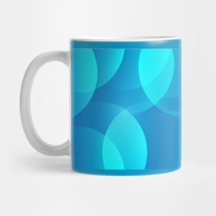 Bubbles in Blue Tones Mug